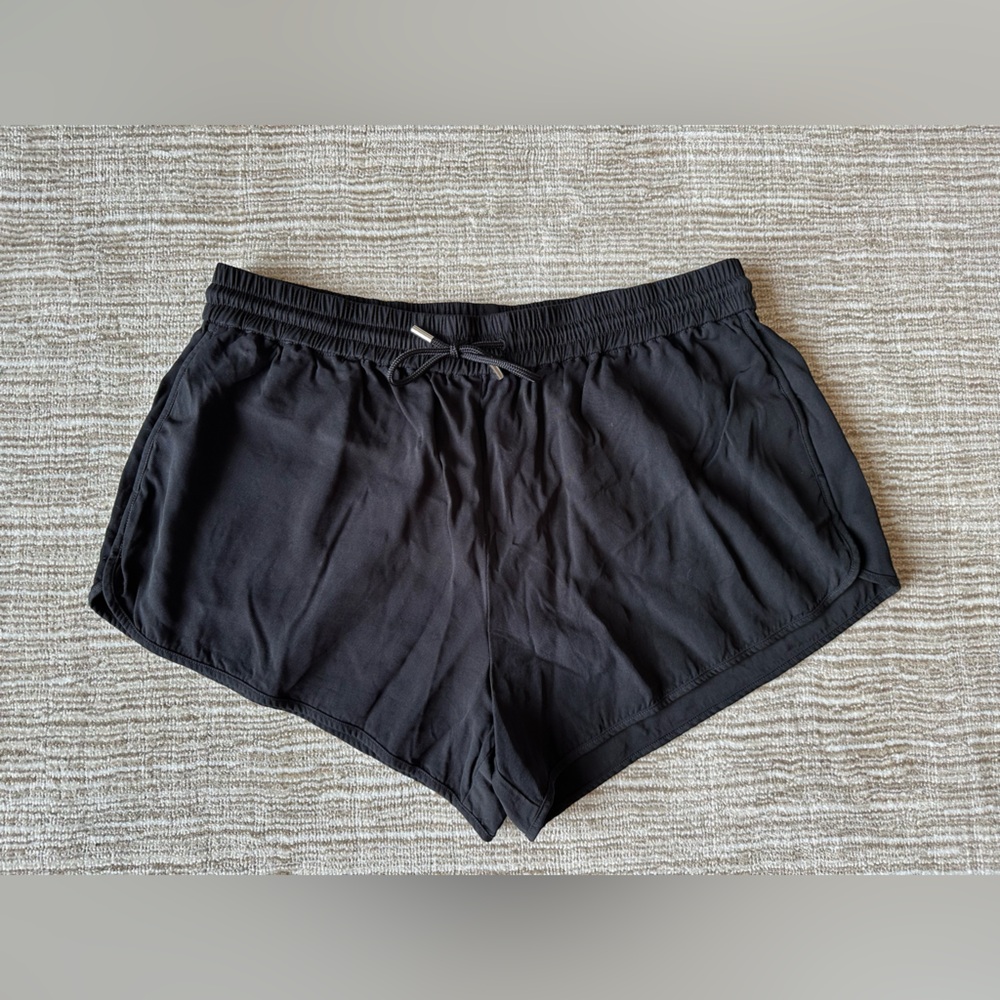 ATM Relaxed Elastic Waist Shorts in Black